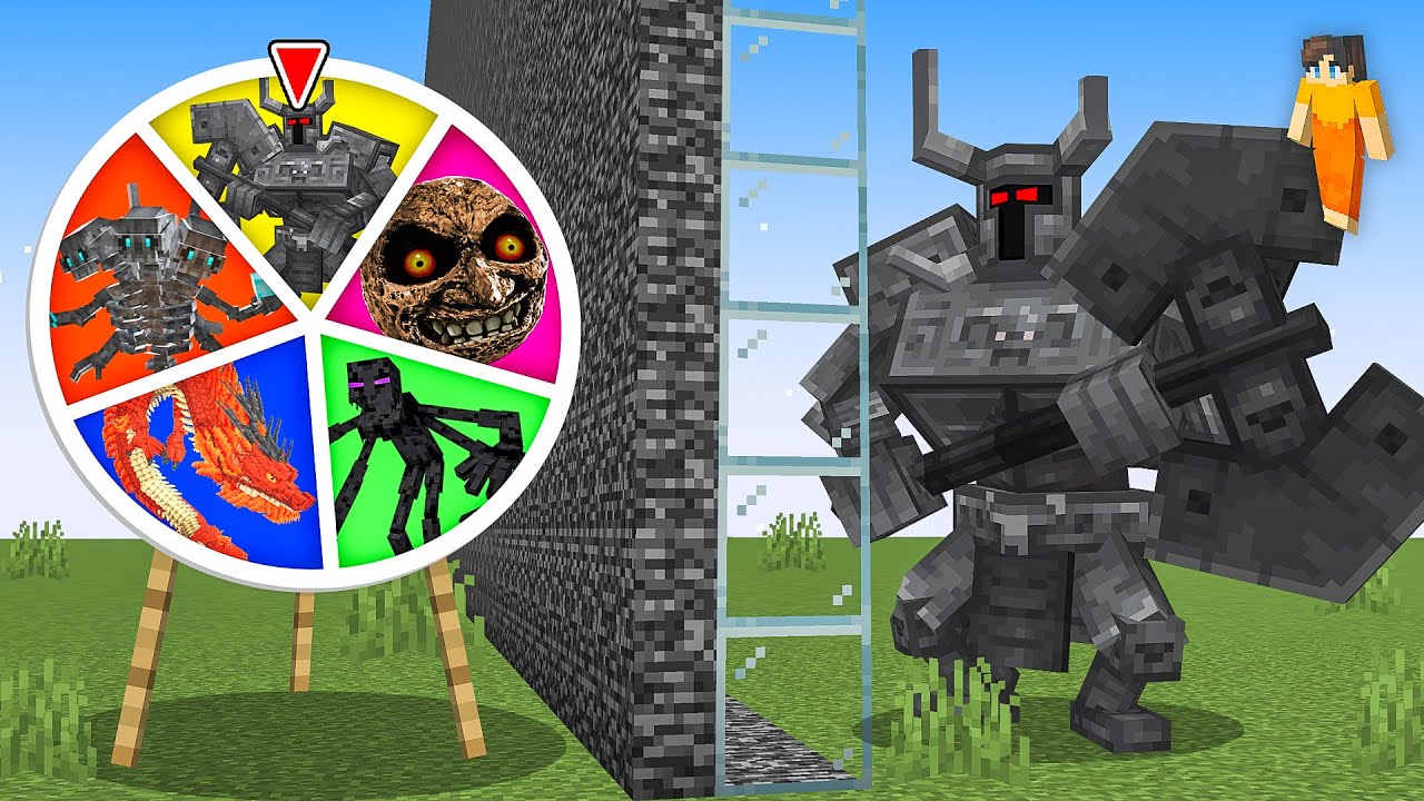 Cheating in a Minecraft Roulette Mob Battle