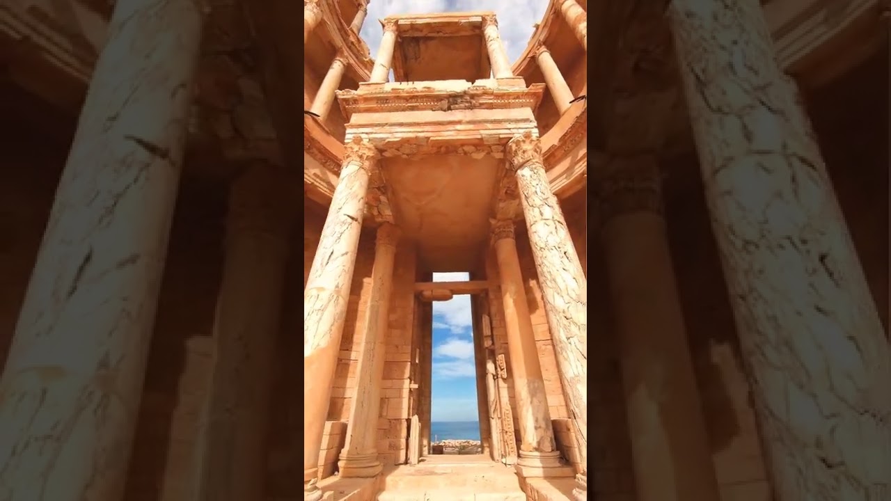 Explore the Historic Theater of Sabratha, Libya 🎭