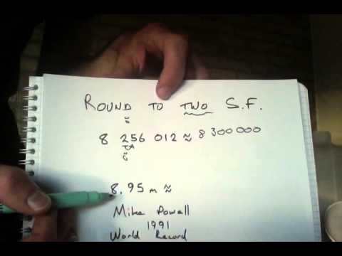 Round Numbers to 2 Significant Figures