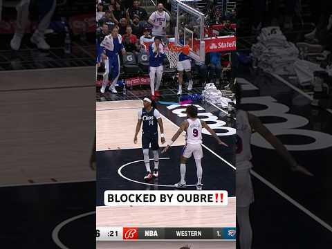 INSANE BLOCK BY KELLY OUBRE JR. 🚨 | #Shorts