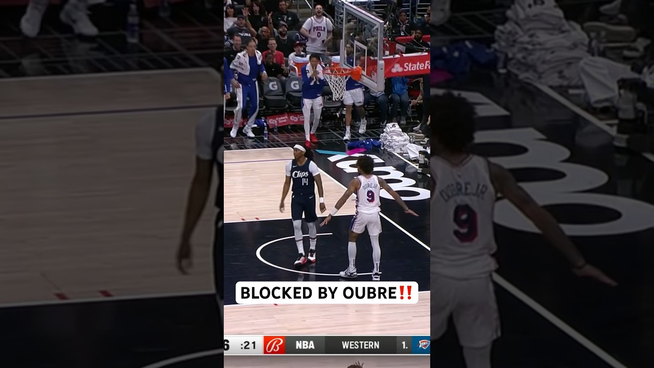 Unbelievable Block by Kelly Oubre Jr. π« | Must-See Defensive Play #Shorts