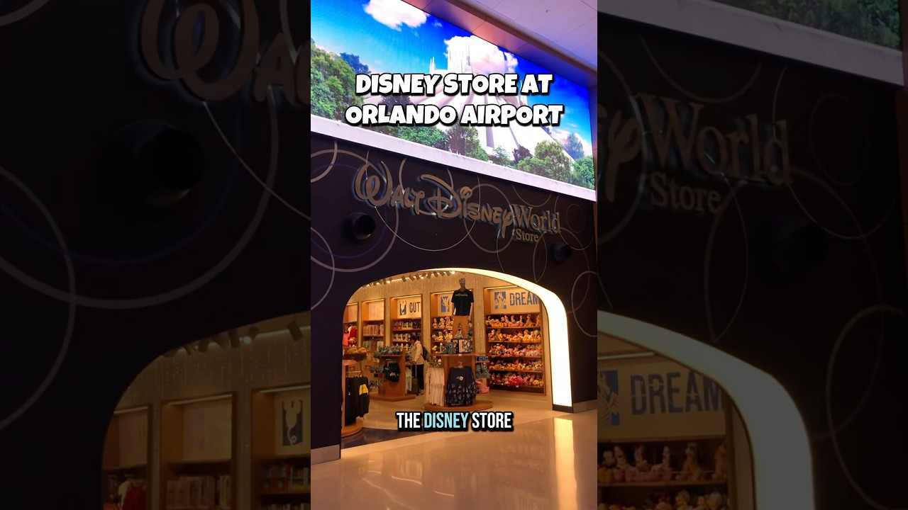 Disney Store & Pin Trading at Orlando Airport ✈️