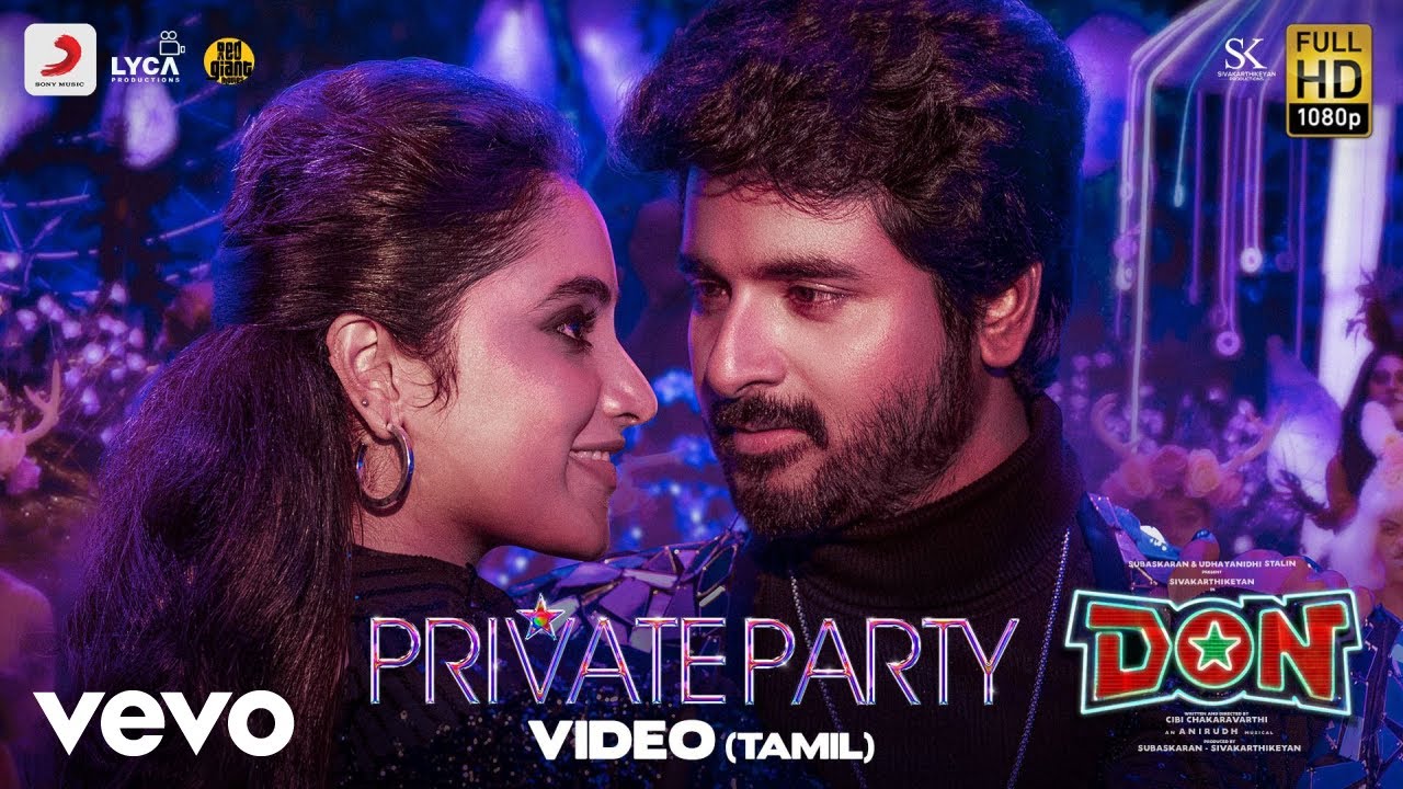 Don Private Party Video 🎉 | Sivakarthikeyan & Priyanka Mohan | Anirudh's Hit Song
