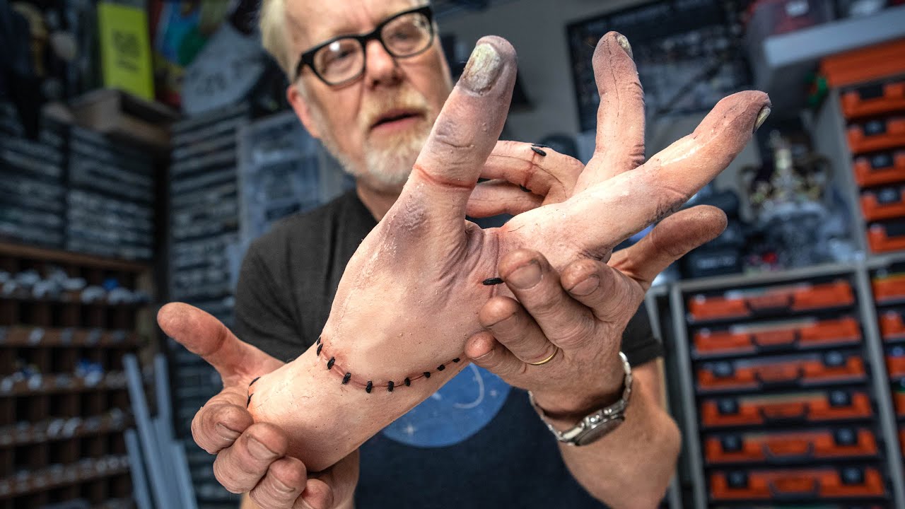 Adam Savage Reacts to Wednesday's Animatronic 'Thing' 🤖
