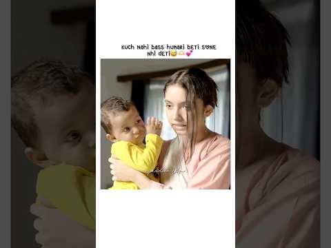 Aini and Fakhir daughter cute 💕|Mayi Ri drama best scene|#shorts #viral