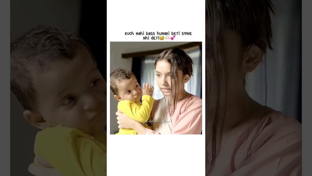 Adorable Moments of Aini & Fakhir's Daughter in Mayi Ri Drama 💖