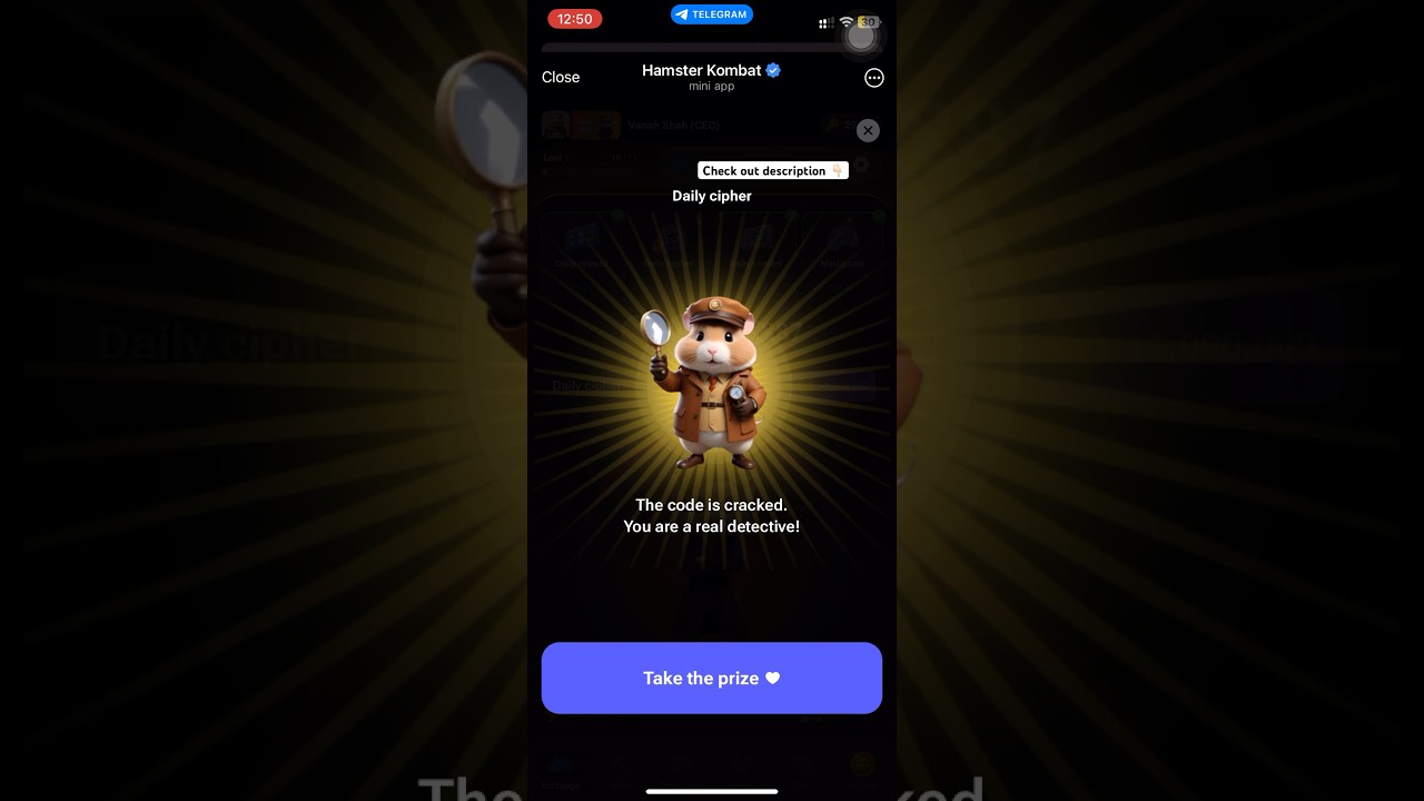 Daily Hamster Kombat Cipher Challenge – August 19 🐹