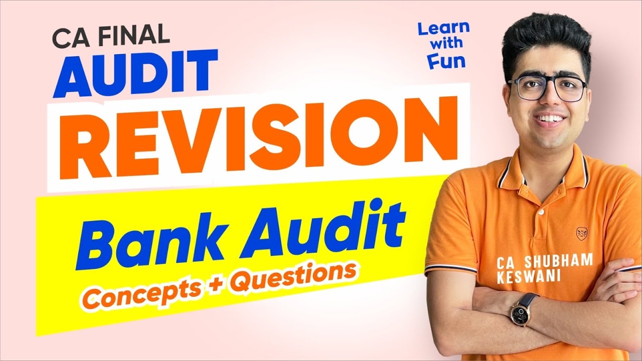 Bank Audit Revision & Practice Questions | CA Final 📚