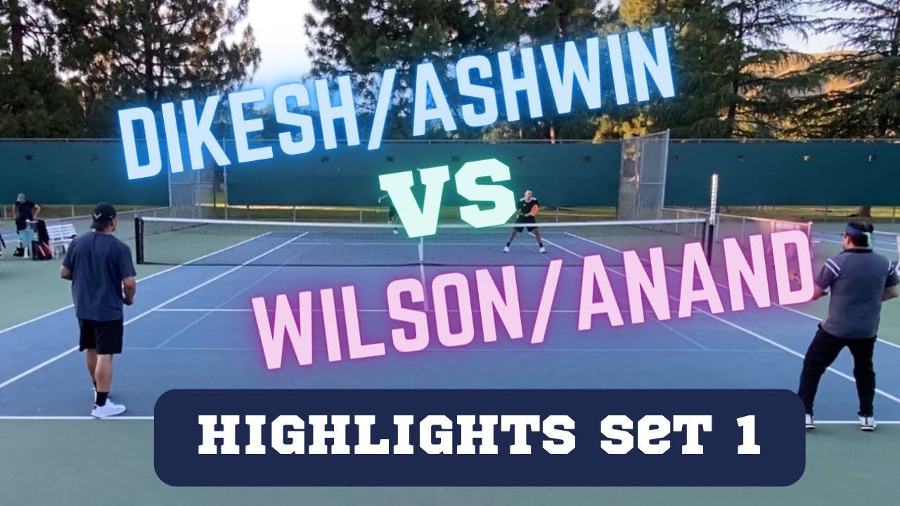 Thrilling Tennis Doubles Highlights: Dikesh/Ashwin vs Wilson/Anand 🎾