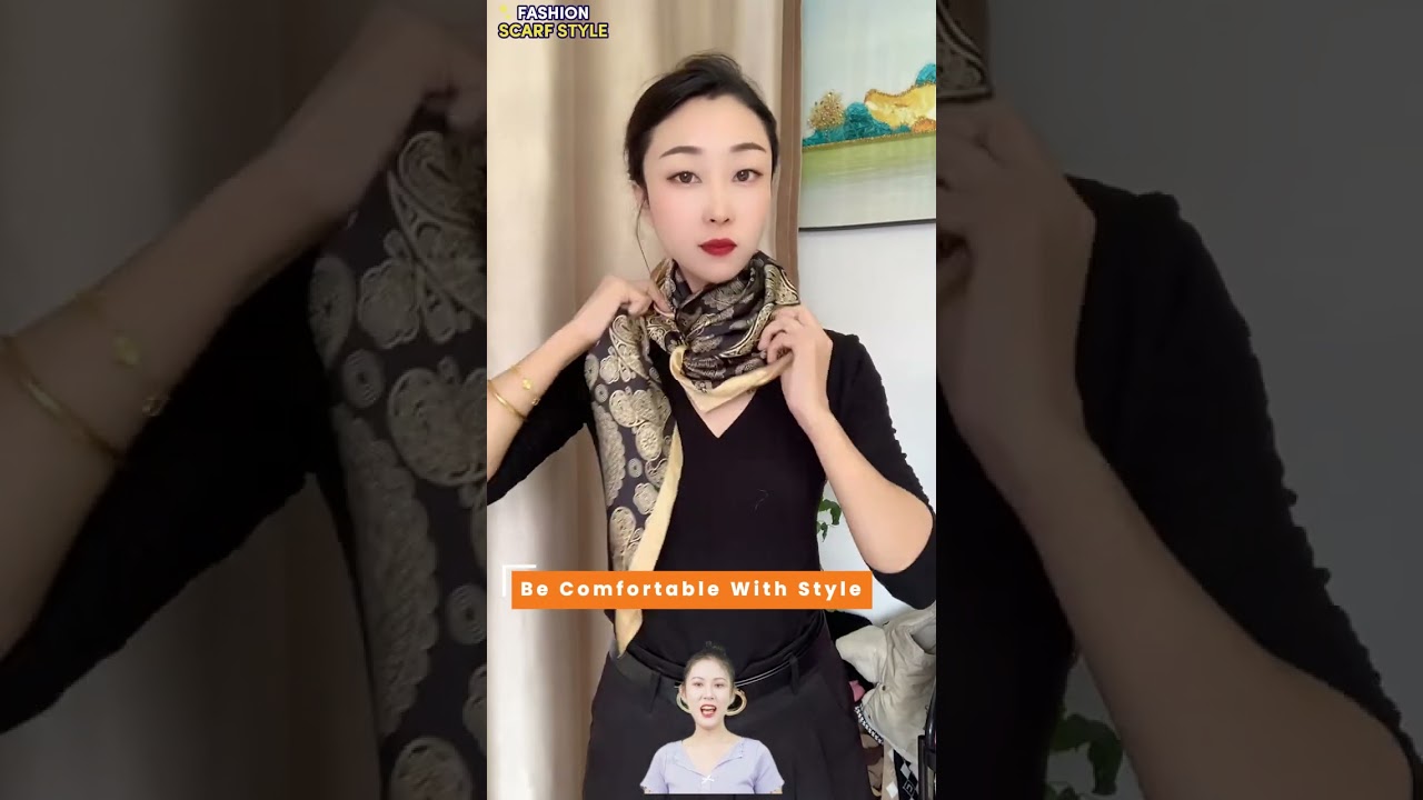 Stylish Ways to Wear a Women's Scarf ✨