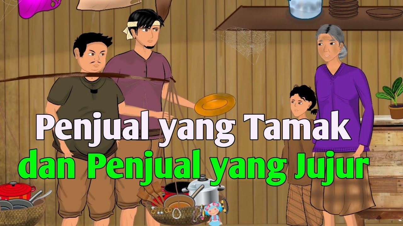 Penjual Tamak vs Jujur: Kisah Inspiratif 🤝