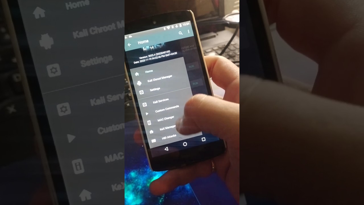 Nexus 5 with Kali Nethunter Setup