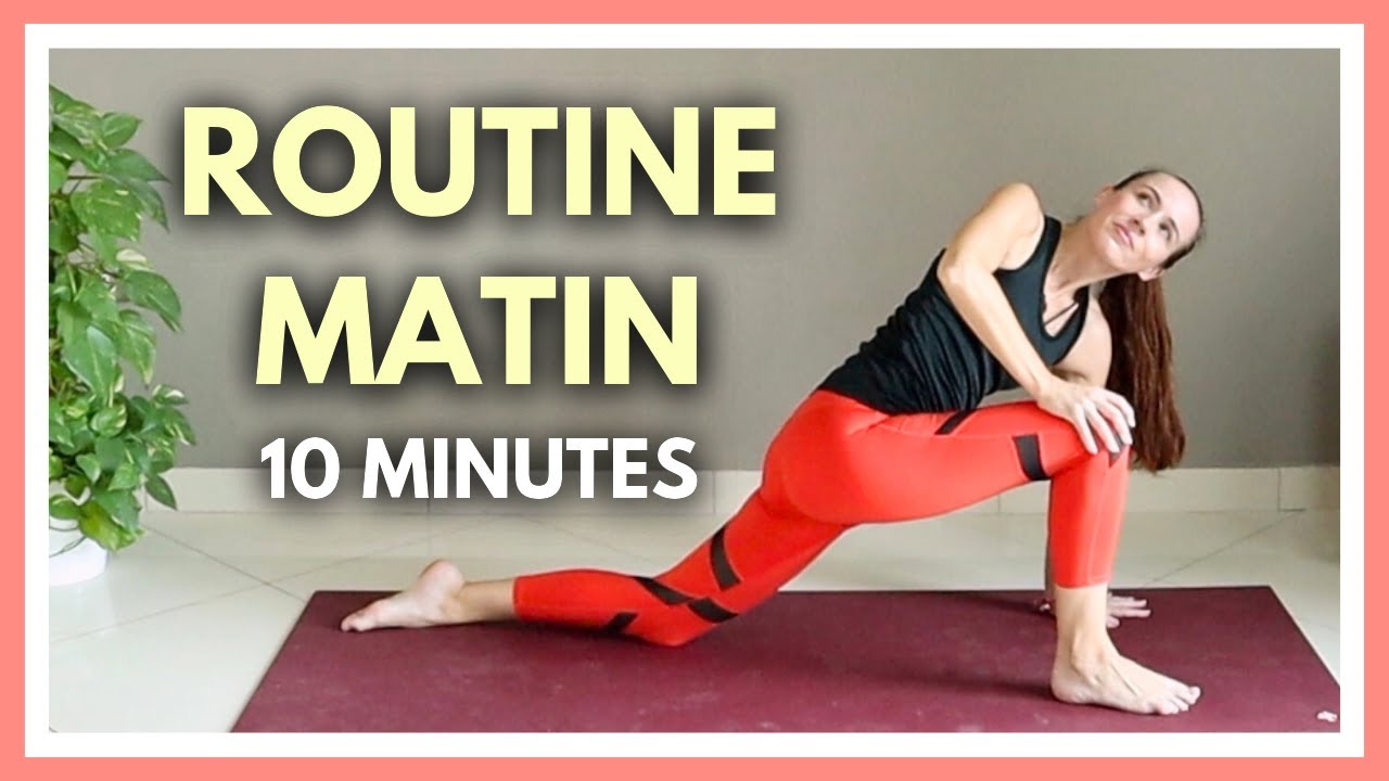 Yoga Matinal de 10 Min pour Réveil et Bonne Humeur 🌅