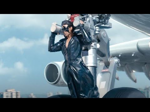Krrish 3 movie scenes l Airplane crash scenes Krrish 3 l Hrithik Roshan and priyanka chopra