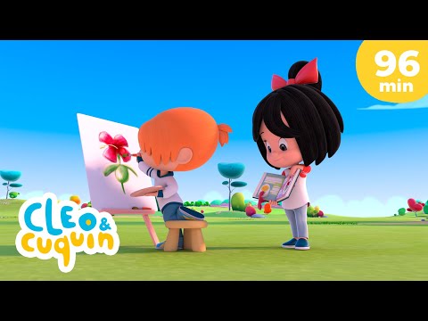 A la escuela 🎒 Episodios y canciones infantiles con Cleo y Cuquín