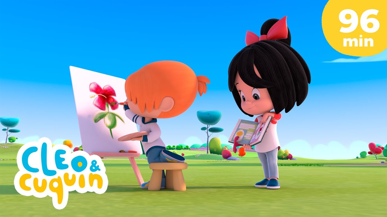 A la Escuela con Cleo y Cuquín: Episodios y Canciones Infantiles