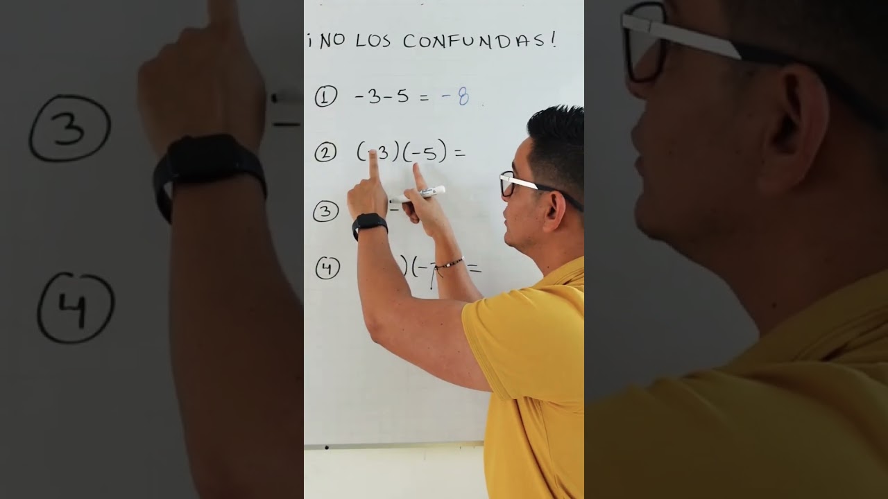 ¡Domina las operaciones con números con signo! ✖️✖️