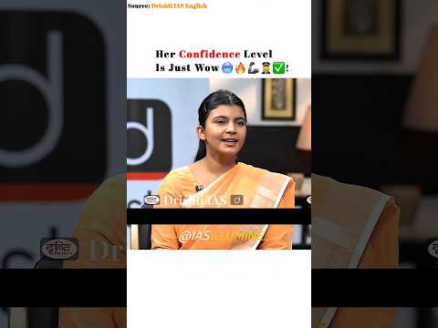 Her Confidence 🔥 Disha Srivastava 👩‍✈️ | Upsc Interview