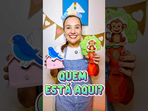 Quem está aqui? #educaçãoinfantil #infantil #brincar #criança