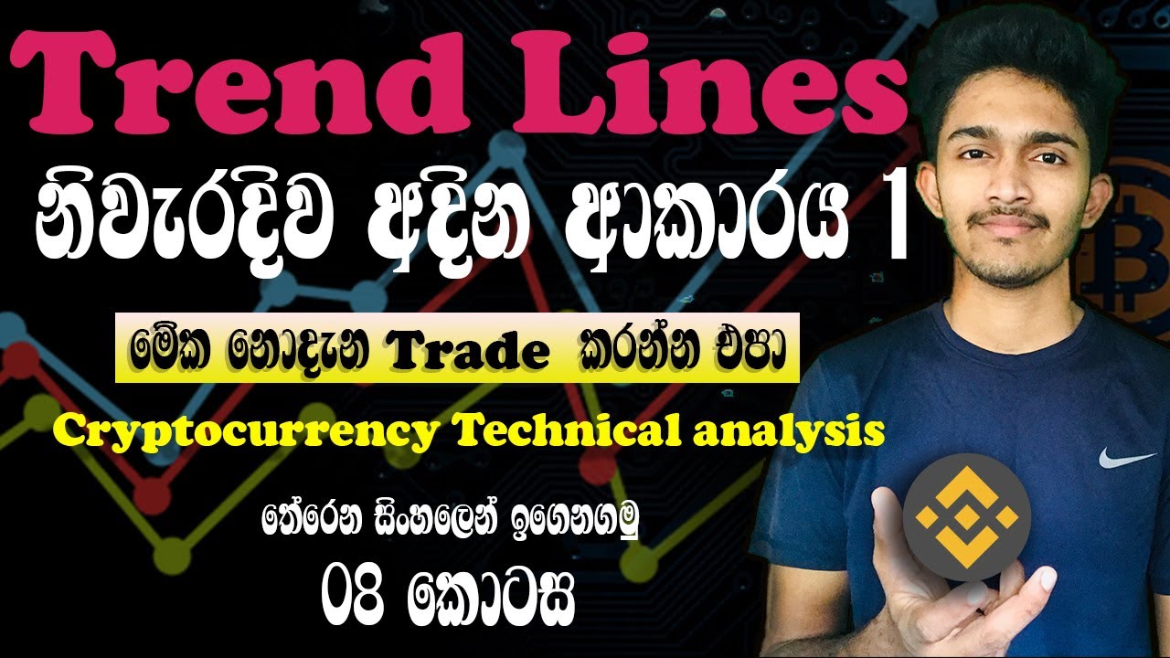 Technical Analysis Sinhala: Trend Lines Part 01 | Binance Trading