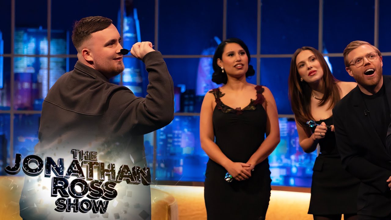 Watch Luke Littler Take on Darts with Millie Bobby Brown, Raye & Rob Beckett on The Jonathan Ross Show 🎯