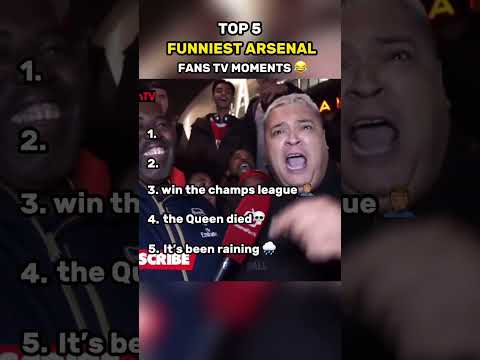 Top 5 DELUSIONAL Arsenal Fans Moments 😂 #funny #moments #fans #aftv  #football #soccer #futbol #fyp