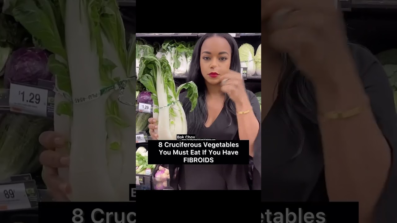 8 Vegetables You Must Eat If You Have FIBROIDS!!! #shorts
