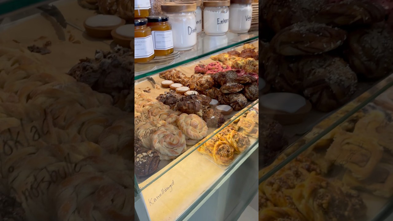 Tried a bakery in Stockholm today 🙏🥰 #sweden #stockholm #bakery #sweets