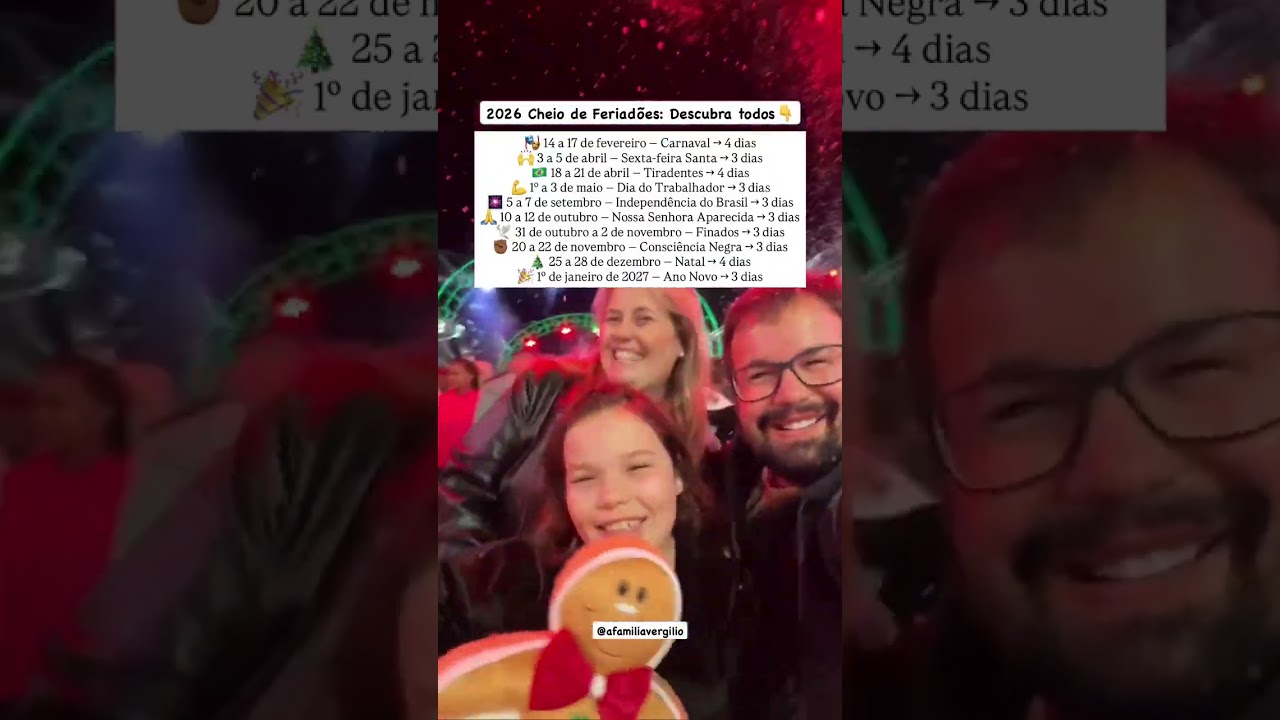 Top Feriados de 2026 🎉