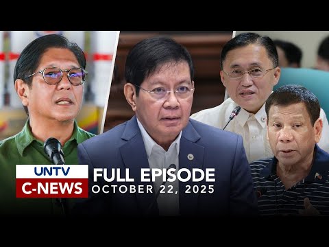UNTV C-NEWS | October 22, 2025: PBBM's Bold Move to Clean Government & Plunder Cases vs FPRRD & Bong Go