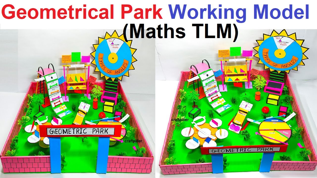 Create a Simple 3D Geometrical Park Model for Math Projects 🏞️