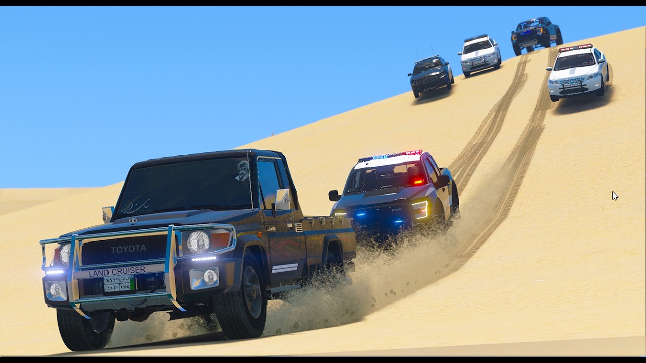 GTA V: شرطي يفاجئ المهرب في مشهد غير متوقع 🚓