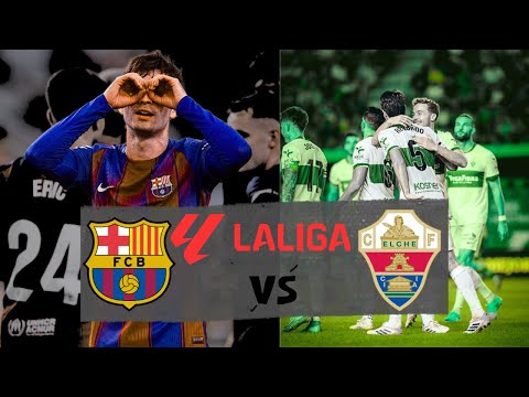🚨 BARCELONA (4-3-3) VS ELCHE 🔥 LAMINE YAMAL JUEGA TOCADO 😱 FERMÍN SE GANA EL PUESTO ✅