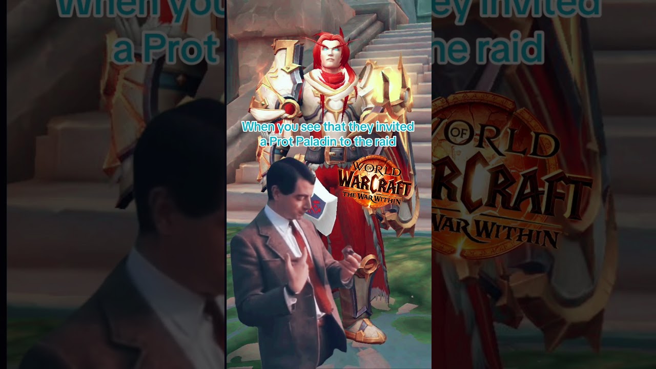 When you see that they invited a Prot Paladin to the raid #worldofwarcraft #warcraft #thewarwithin