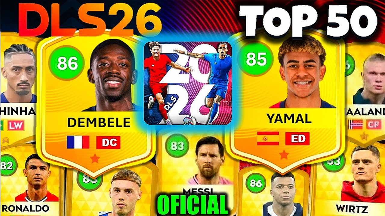 Top 50 Mejores Jugadores DLS 26 ⚽