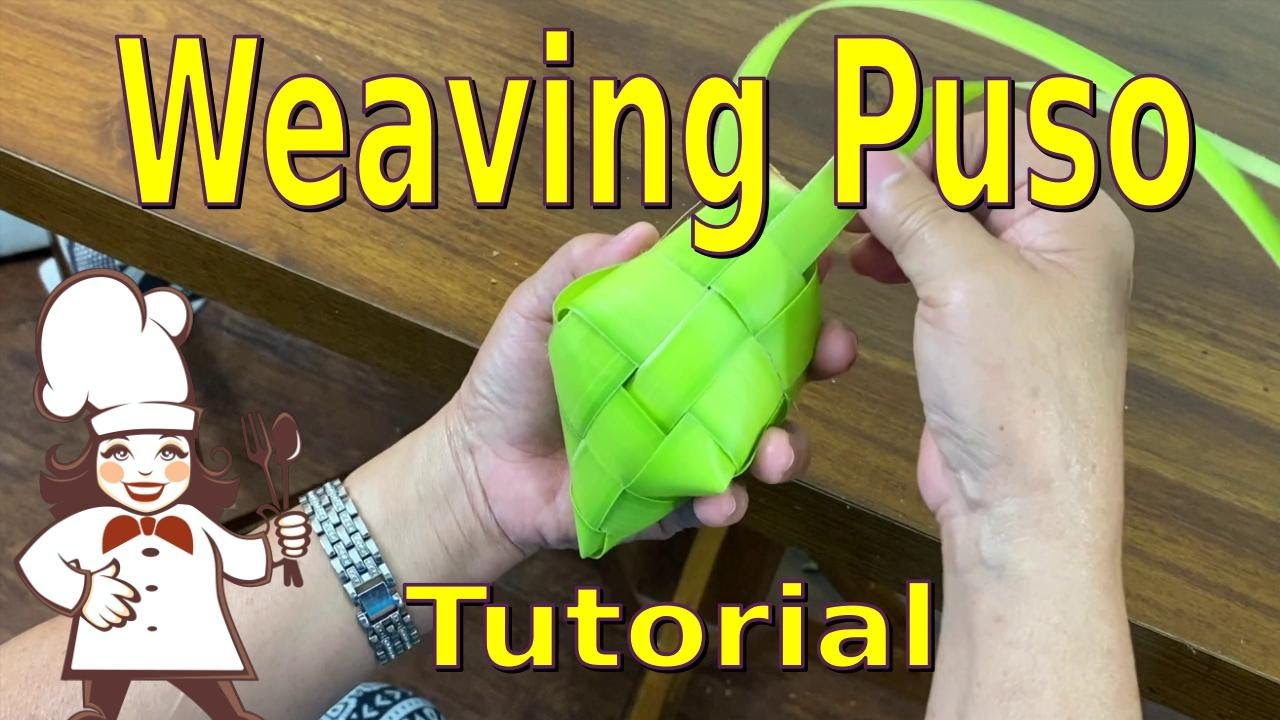 Puso: Easy Hanging Rice Basket Weaving 🧺