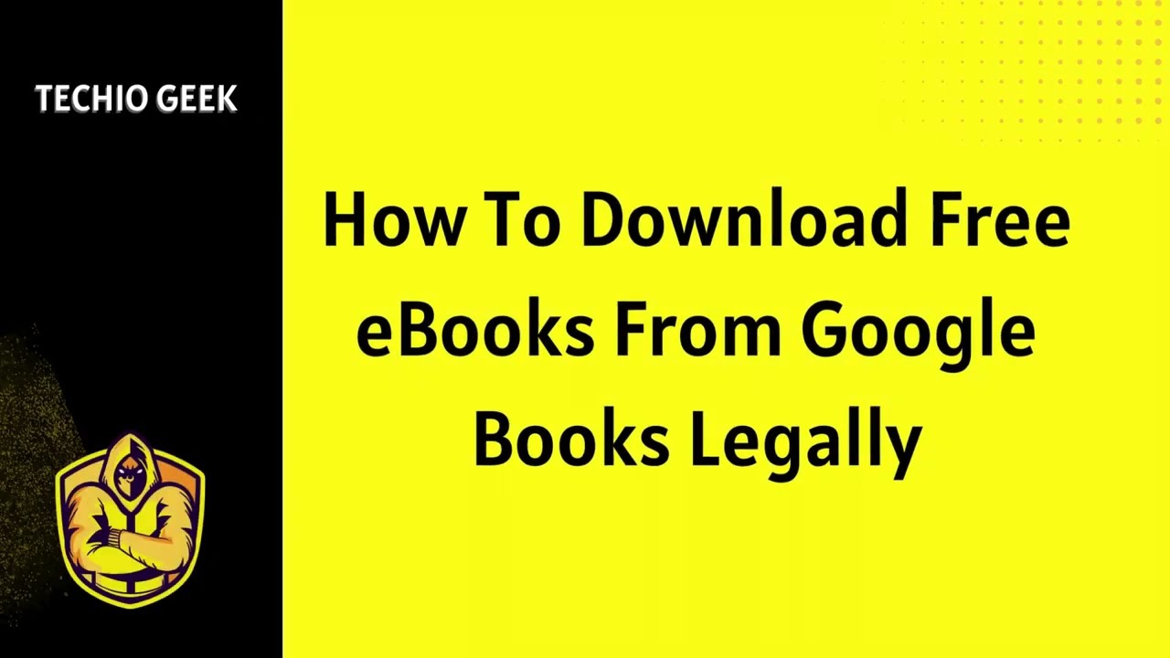 Unlock Free eBooks Legally from Google Books π