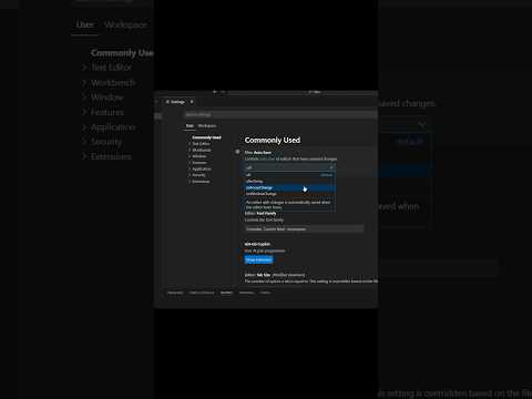 Auto Save in VS Code! 💾 #vscode #coding #programming