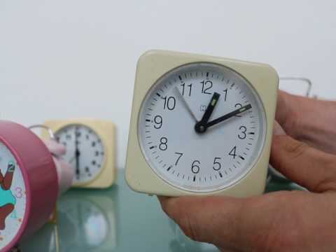 SOLD! Lot of 9 Alarm Clock (s) NO RESERVE! Wind Up! Vintage Bells Germany sound collection winding