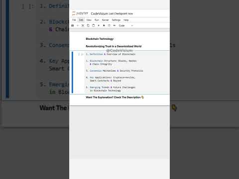 Blockchain Technology: Revolutionizing Trust in a Decentralized World | #Blockchain #Crypto