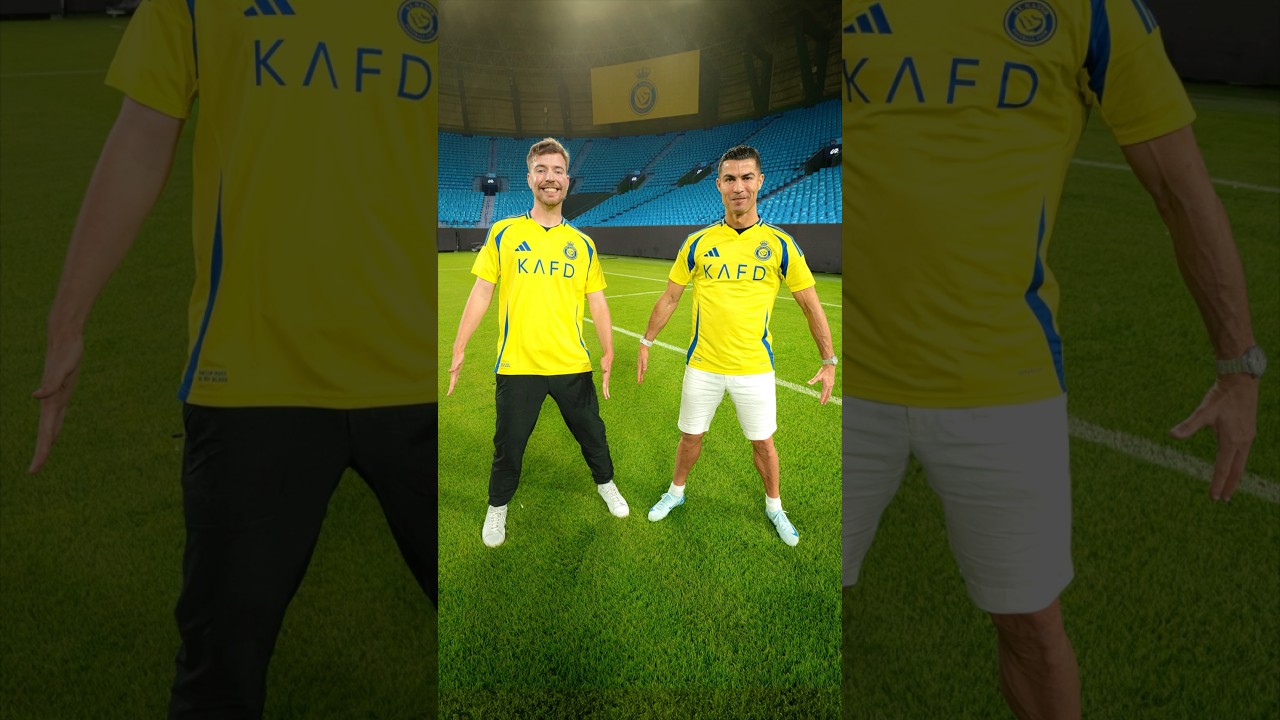 Ronaldo Demonstrates How to Perform the SIUU Celebration