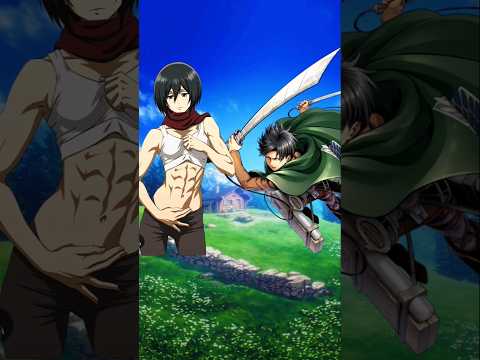 Mikasa🔥 vs Levi 🗿🍷#attackontitan #anime #animeedit #animeshorts