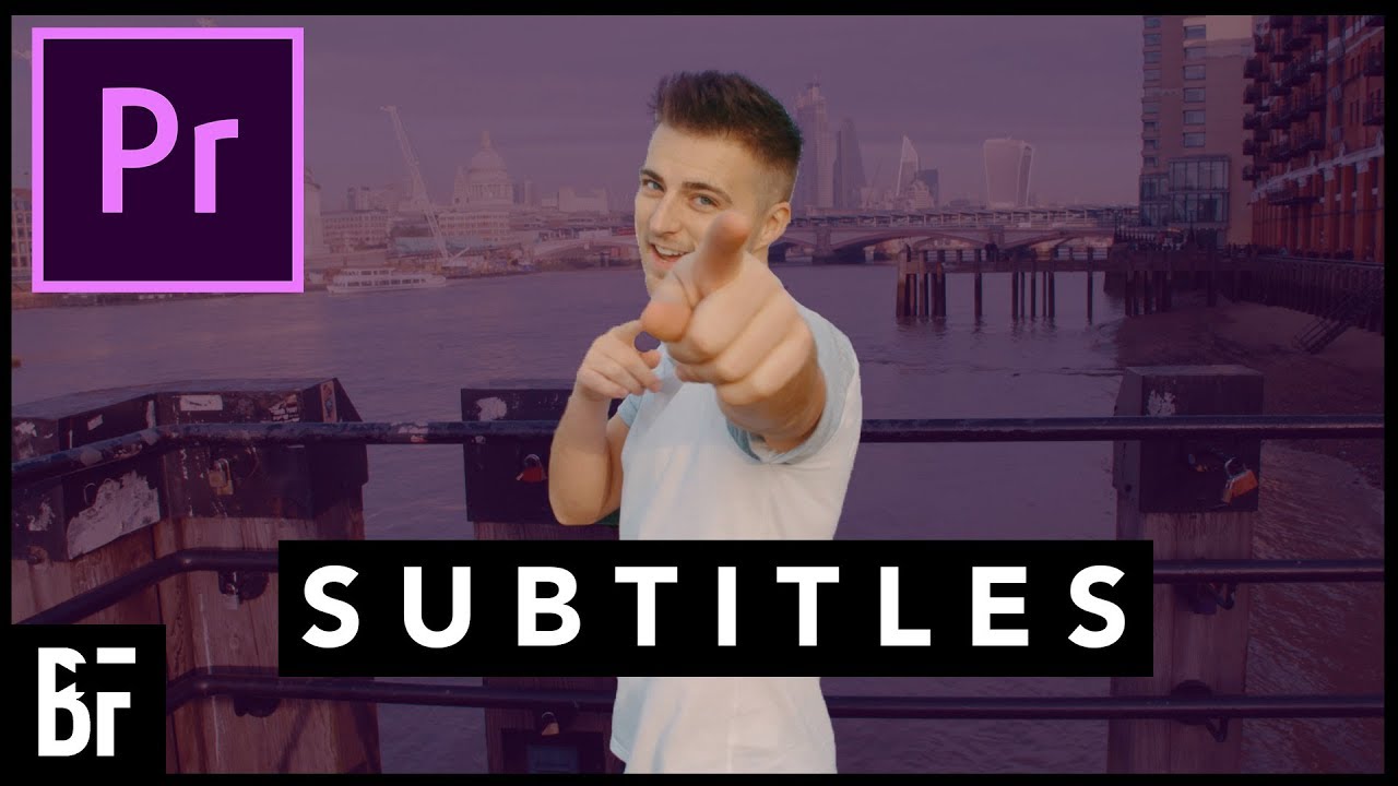 How to Add Subtitles in Adobe Premiere Pro 🎬