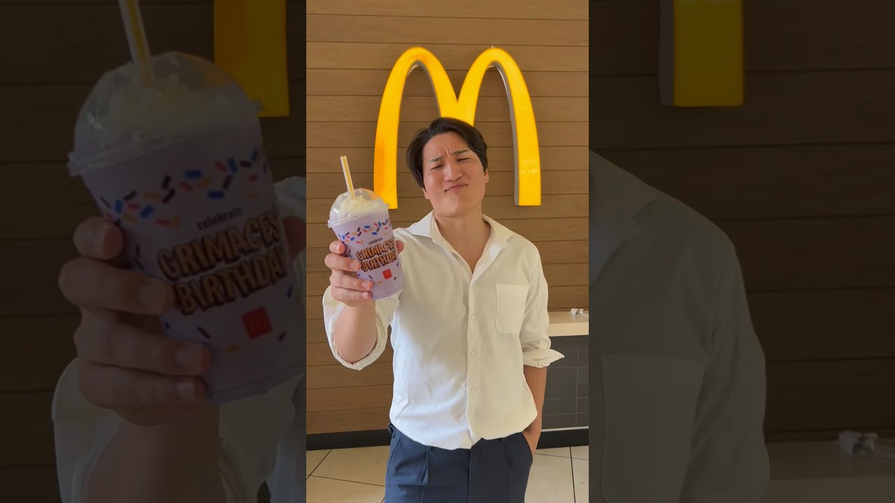 Celebrate with Grimace Shake & Birthday π