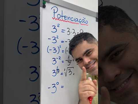 Aprenda a Calcular Potenciação com Procopio Desbugador da Matemática
