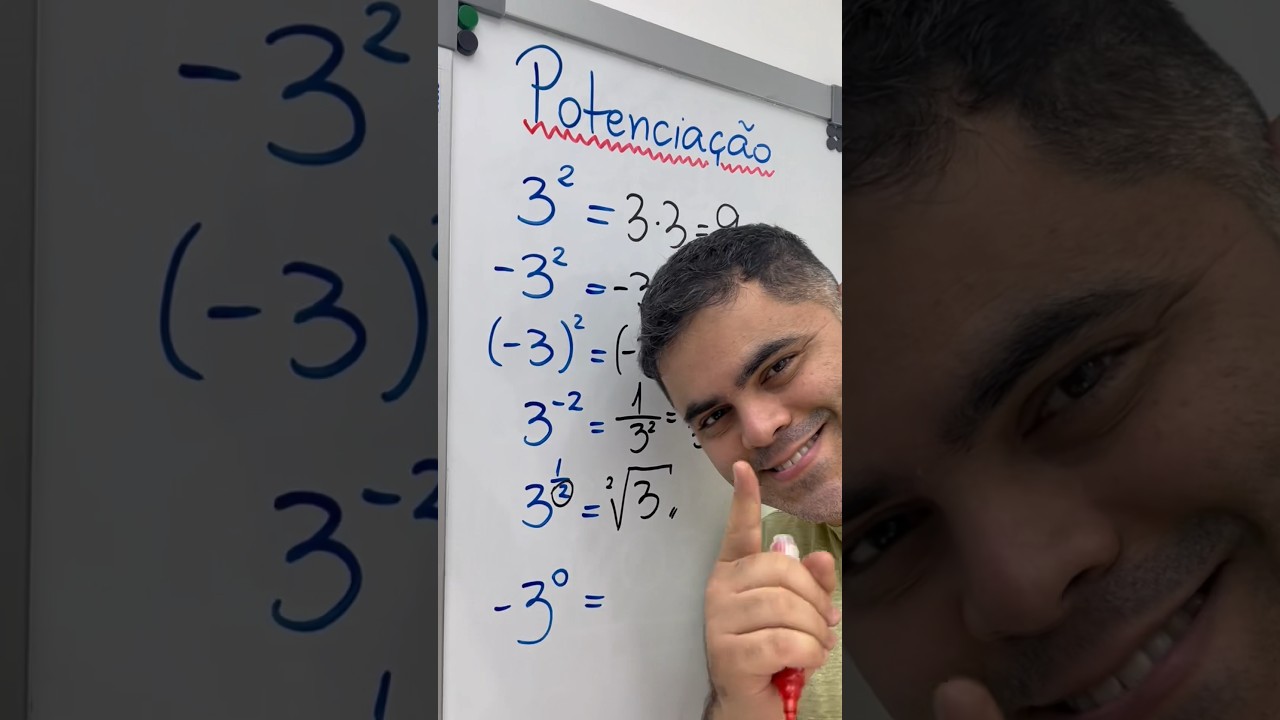 Aprenda a Calcular Potenciação com Procopio Desbugador da Matemática