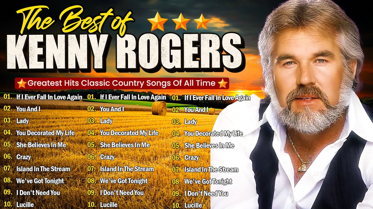 Kenny Rogers Country Songs Collection 2025🔥 Kenny Rogers Greatest Hits Full Album 🤠 Love & Memories