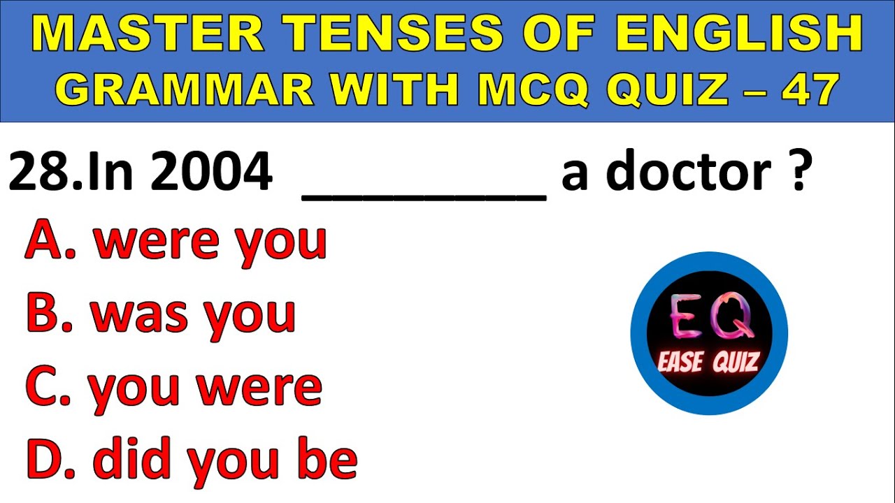 English Tenses Quiz: Test Your Skills ๐