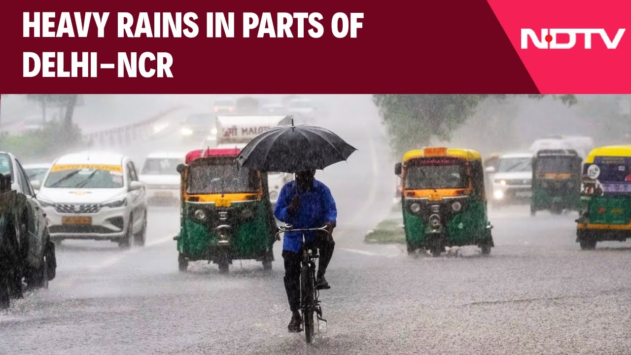 Delhi Rain Today: Waterlogging and Traffic Disruptions Amid Cool Weather ☔
