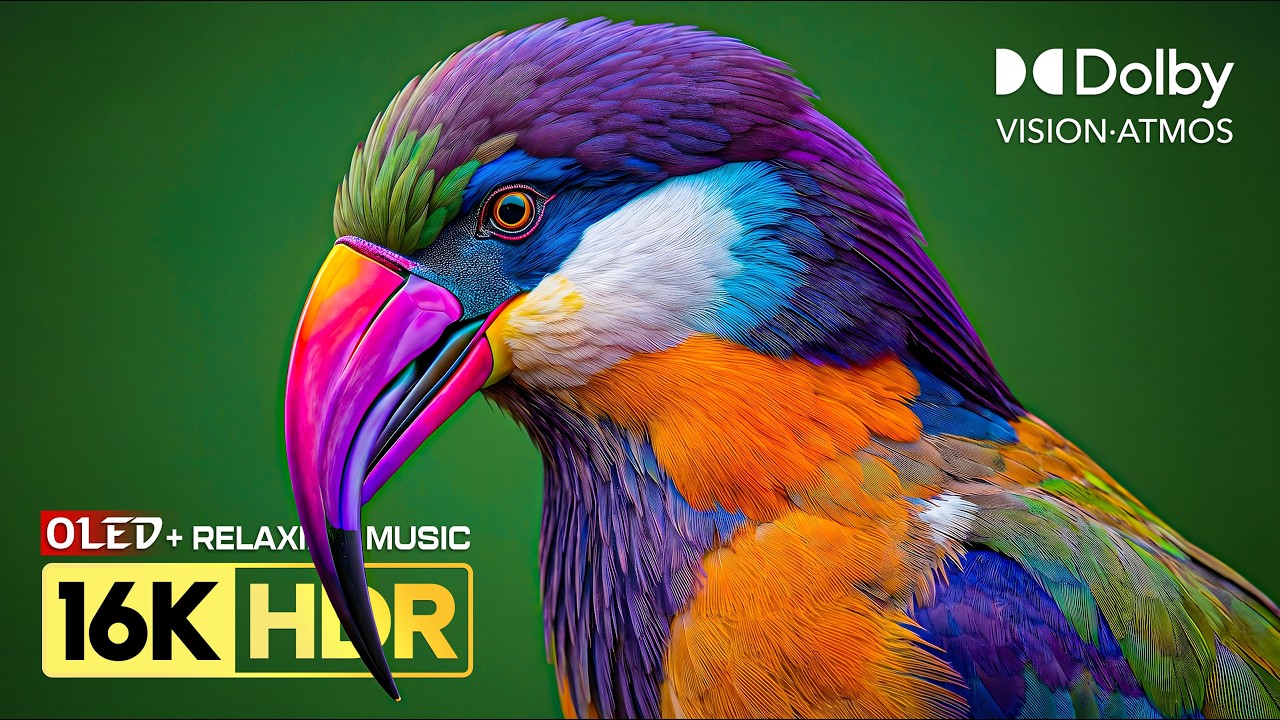 Top 16K HDR Dolby Vision Nature OLED Test 🌿